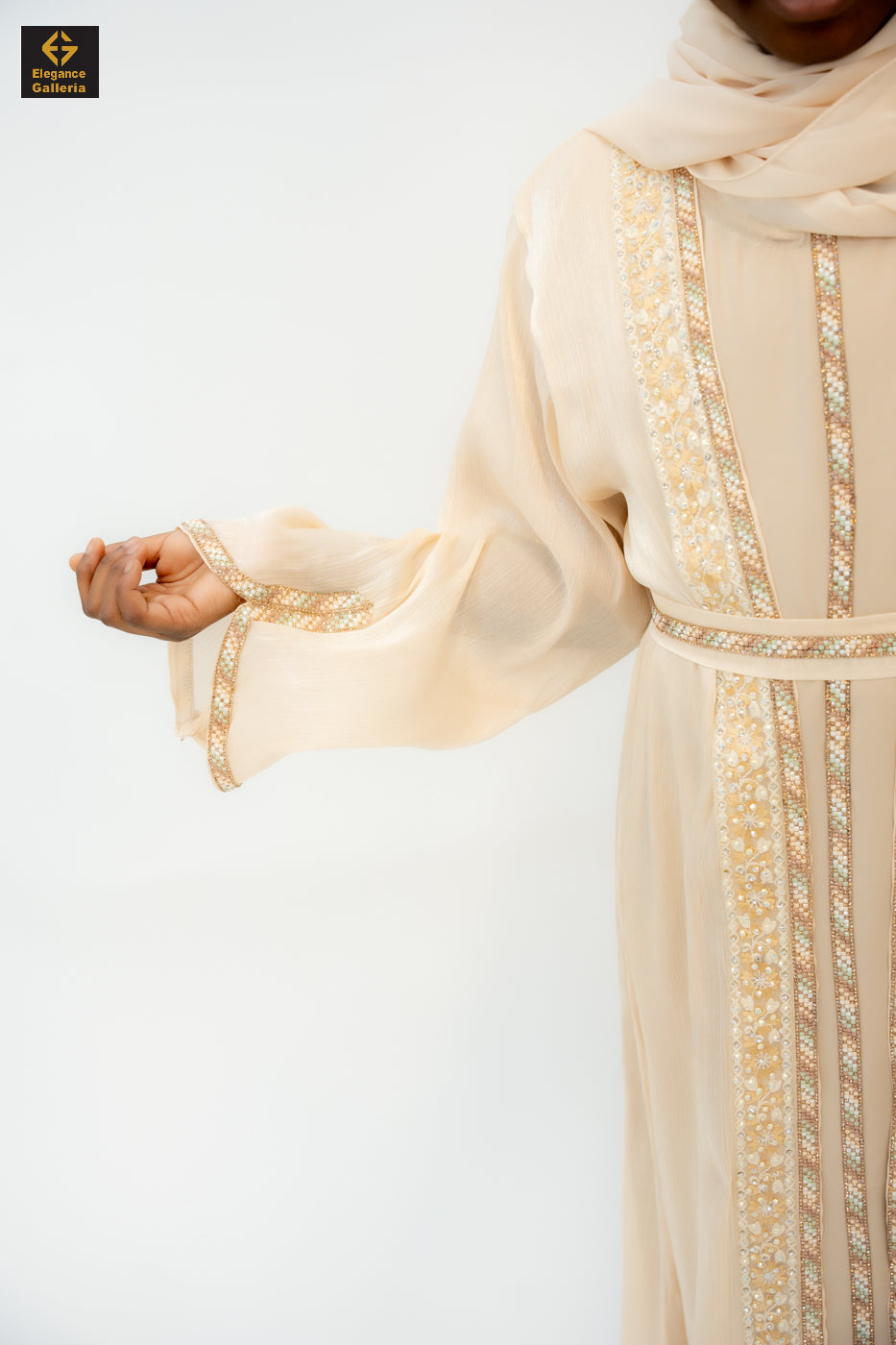 Zareen Mother-Daughter Elegant 4-Piece Abaya Set