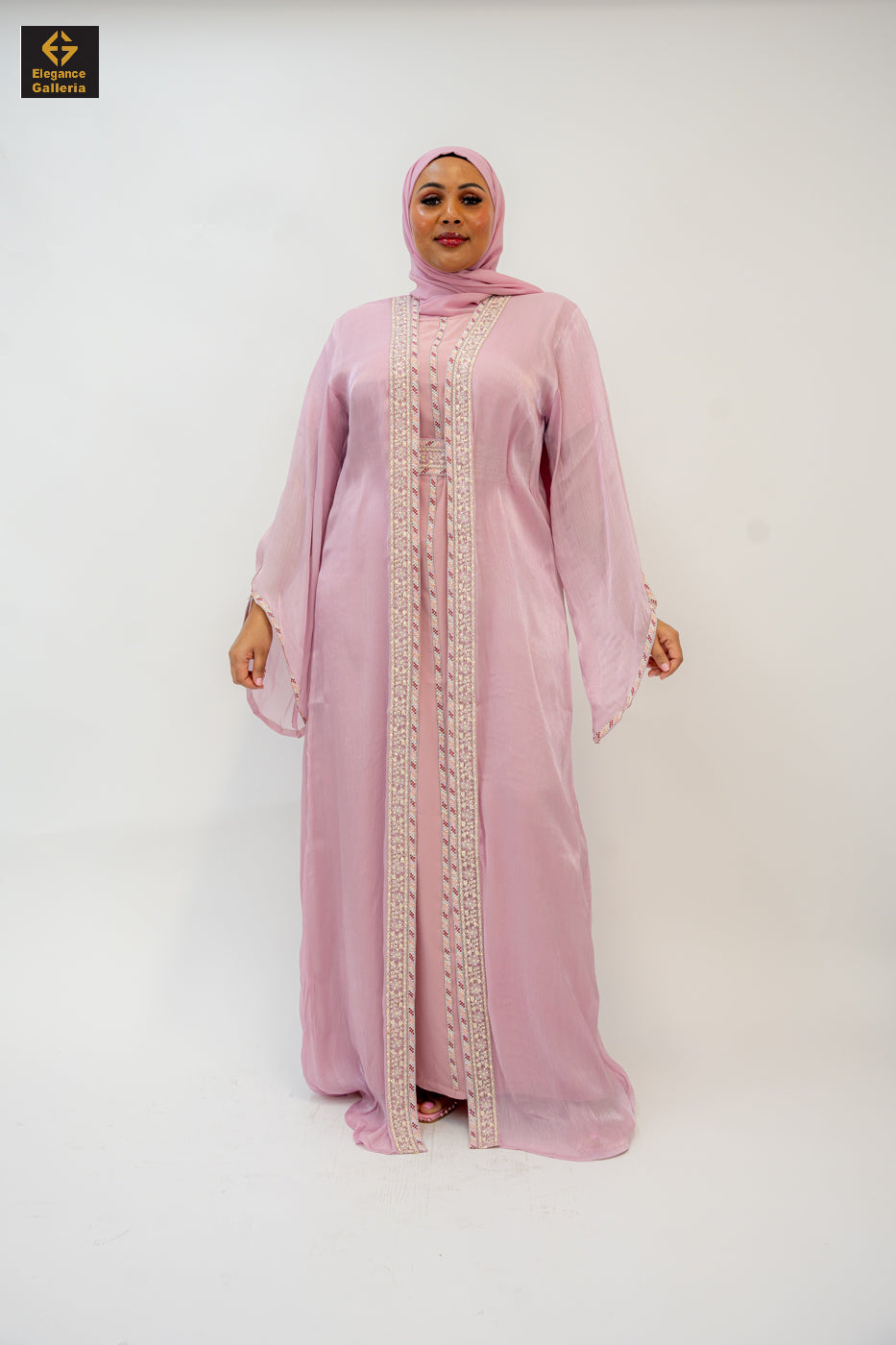 Zareen Mother-Daughter Elegant 4-Piece Abaya Set