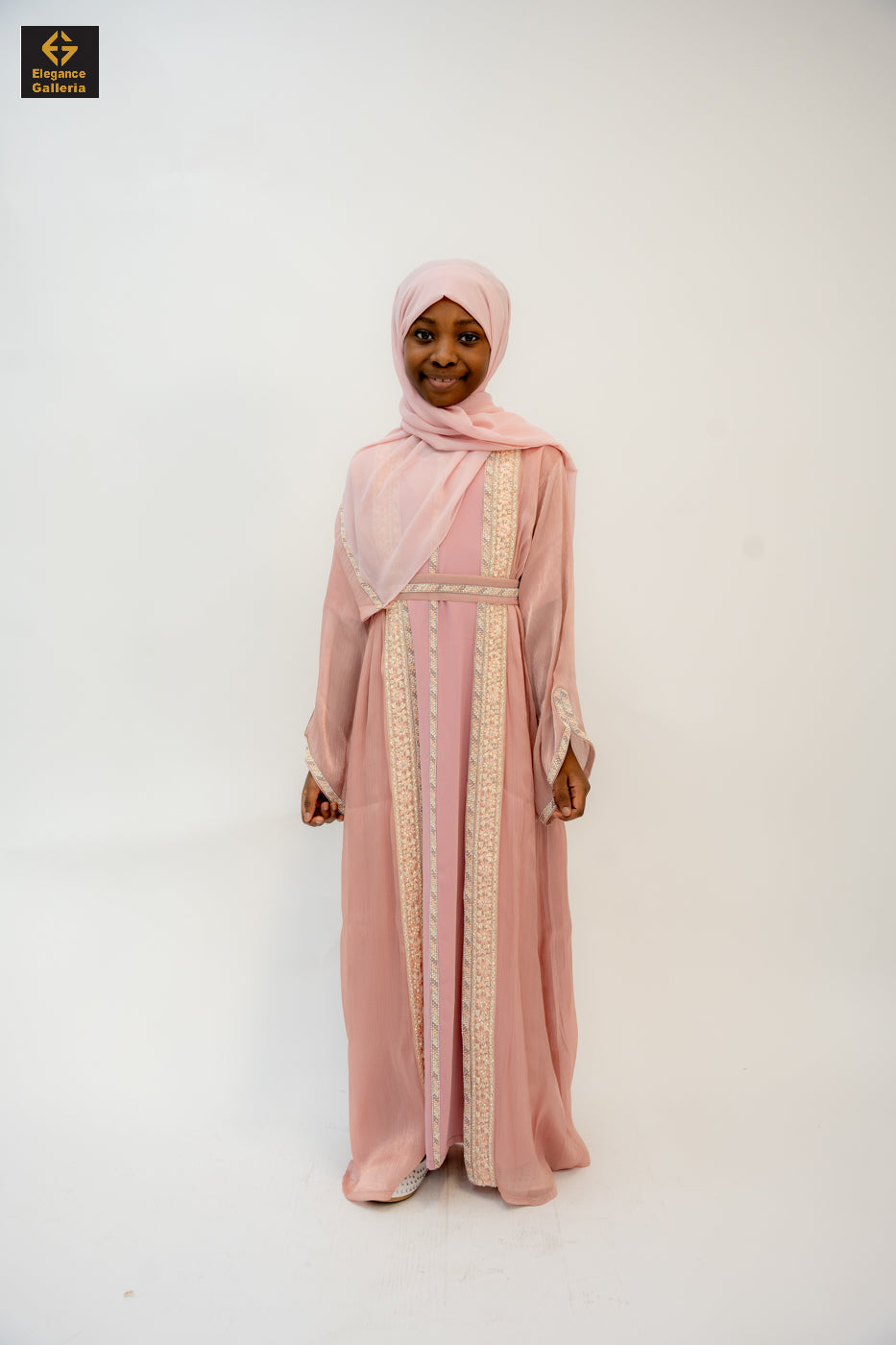 Zareen Mother-Daughter Elegant 4-Piece Abaya Set