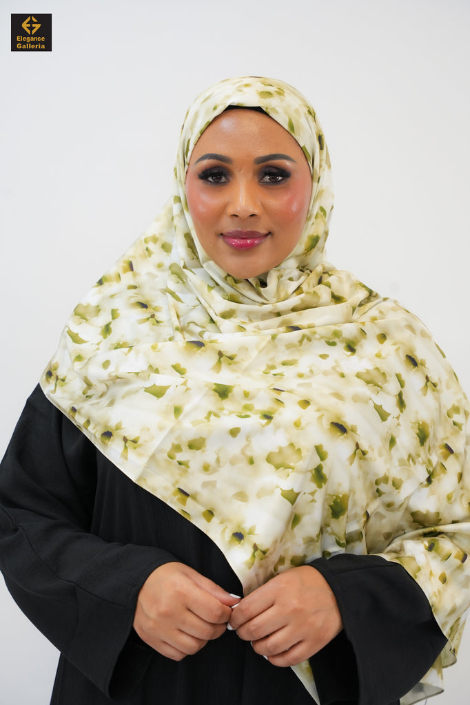 Elegant Digital Print Hijab – Soft, Lightweight & Stylish Design