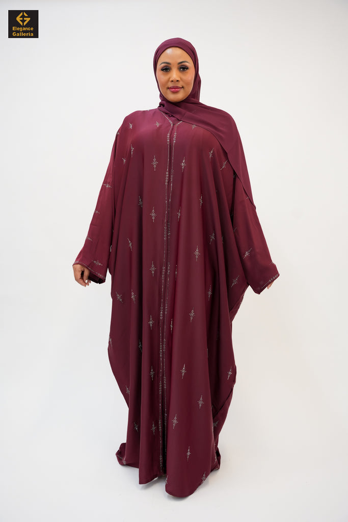 Embellished Luxury Farasha Butterfly  Abaya