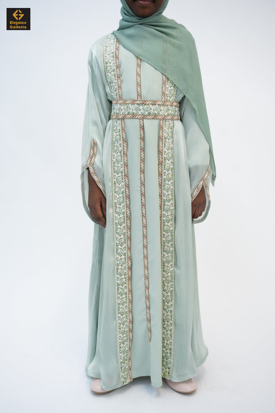 Zareen Mother-Daughter Elegant 4-Piece Abaya Set