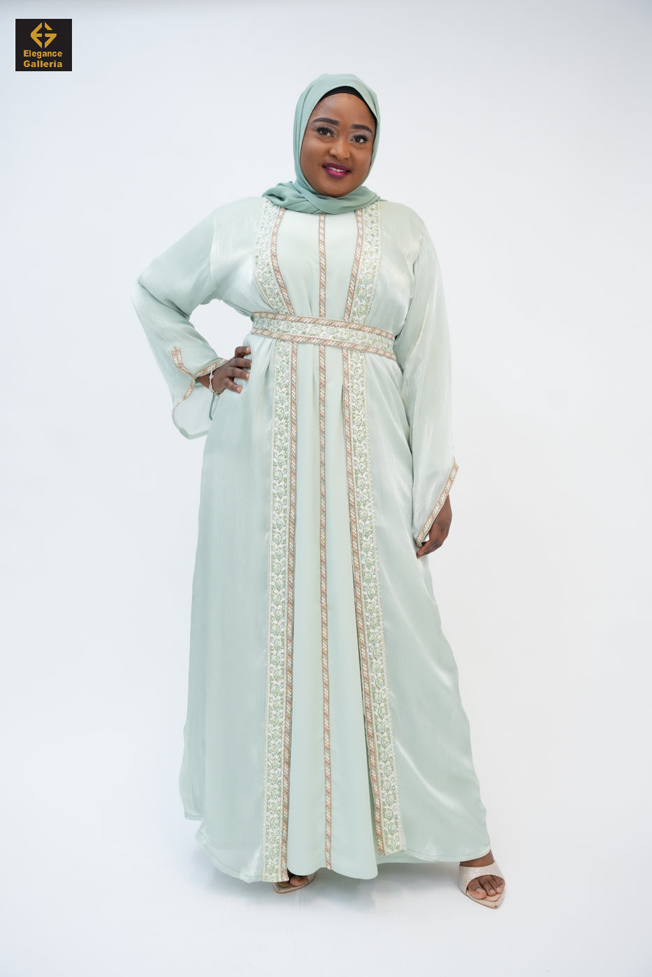 Zareen Mother-Daughter Elegant 4-Piece Abaya Set