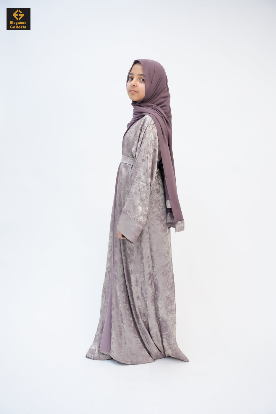 Hyran Mother Daughter 4-Piece Embellished Abaya Set
