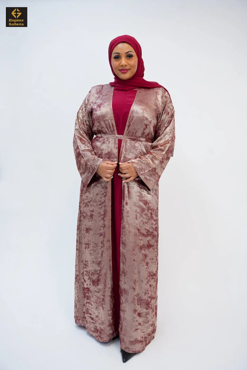 Hyran Mother Daughter 4-Piece Embellished Abaya Set