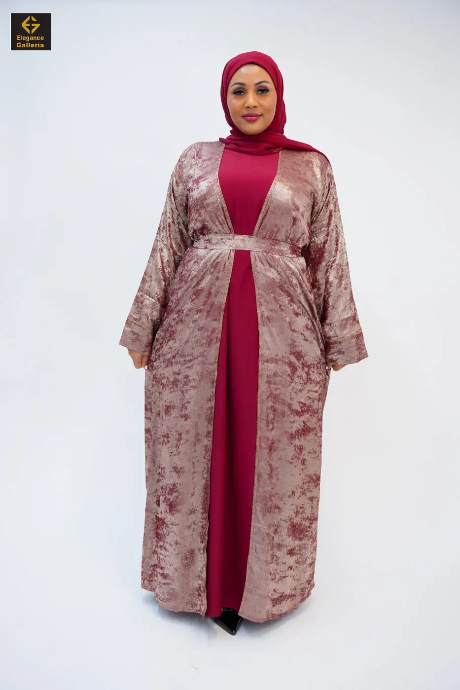 Hyran Mother Daughter 4-Piece Embellished Abaya Set