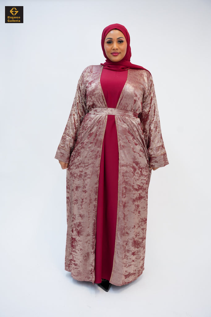 Hyran Mother Daughter 4-Piece Abaya Set