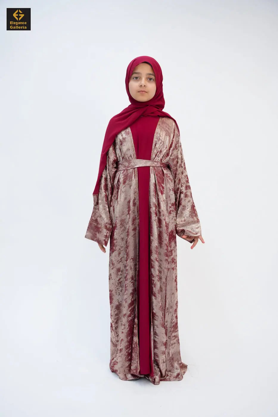 Hyran Mother Daughter 4-Piece Embellished Abaya Set