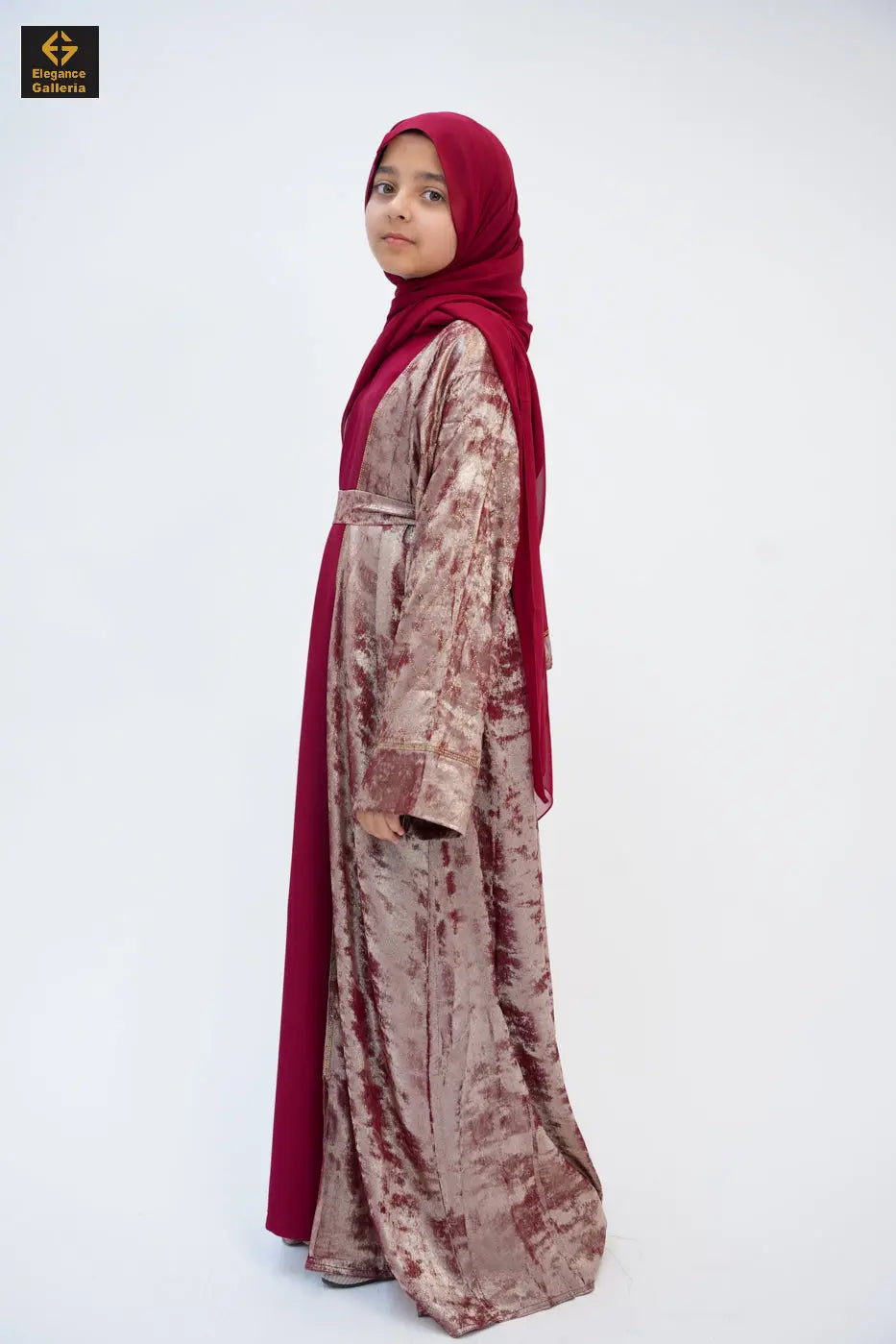 Hyran Mother Daughter 4-Piece Embellished Abaya Set