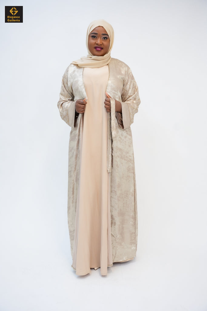 Hyran Mother Daughter 4-Piece Abaya Set