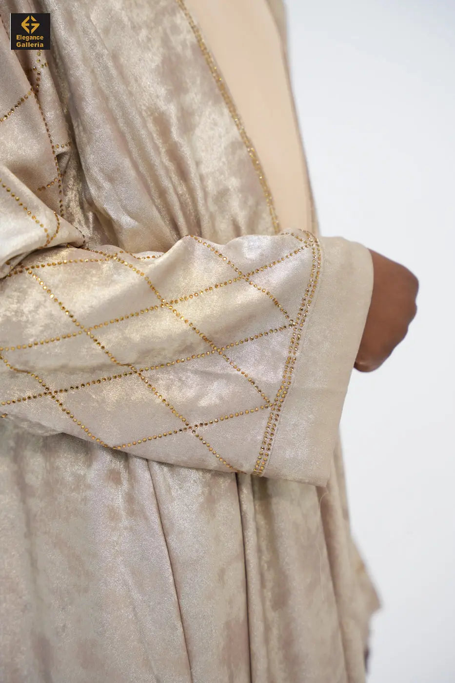 Hyran Mother Daughter 4-Piece Embellished Abaya Set