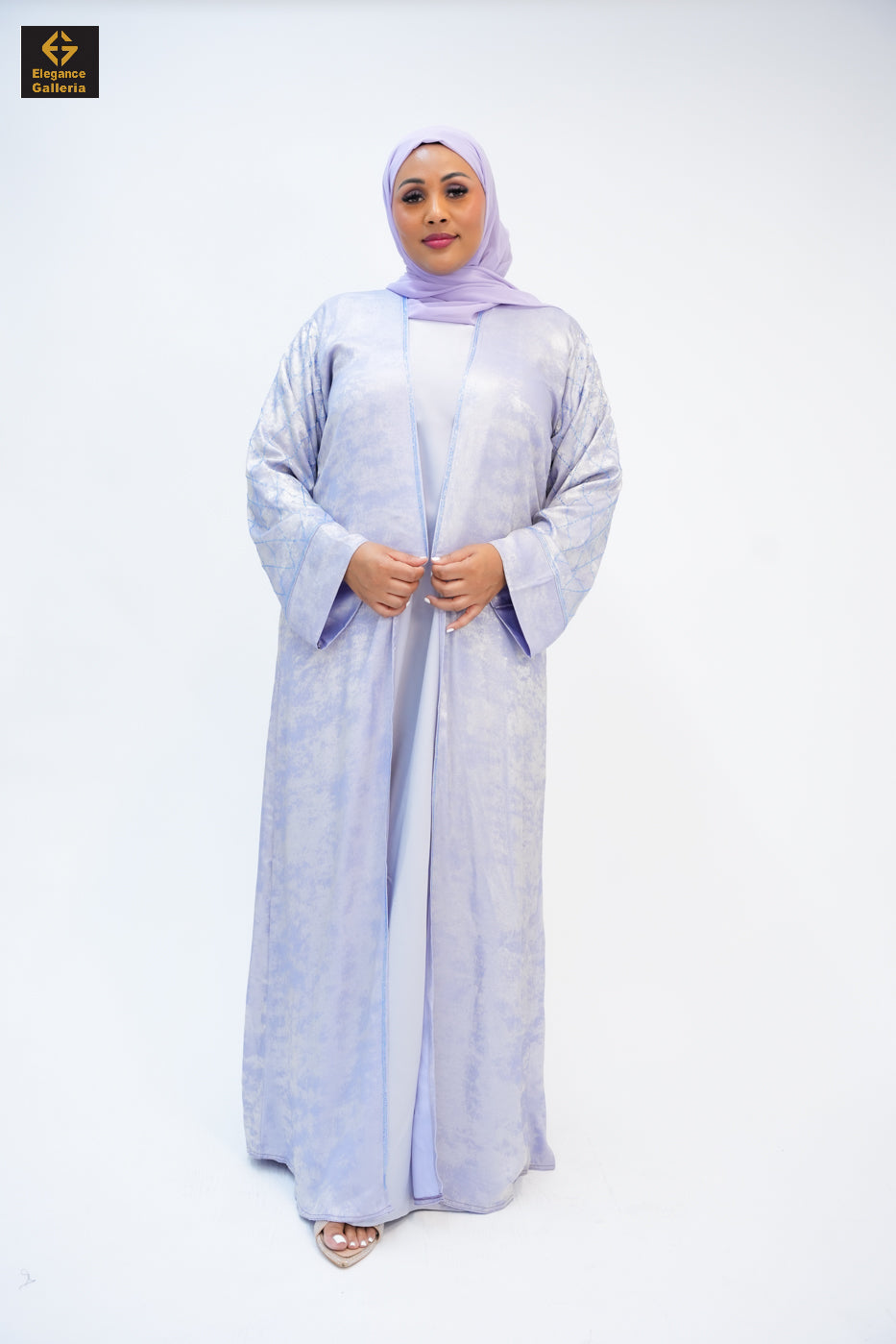Hyran Mother Daughter 4-Piece Embellished Abaya Set
