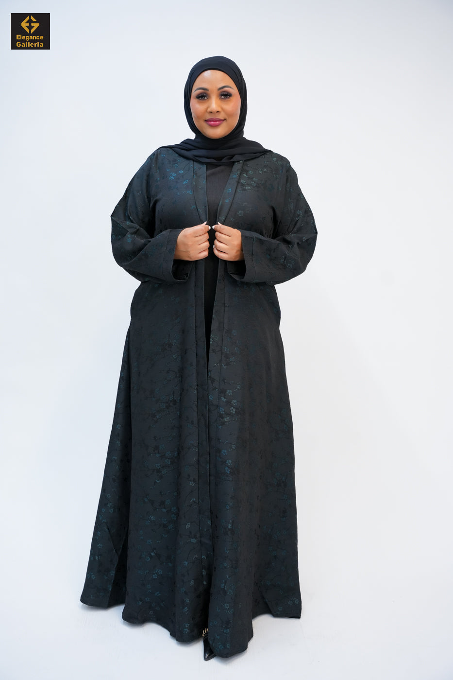Textured Open Abaya(COAT ONLY)