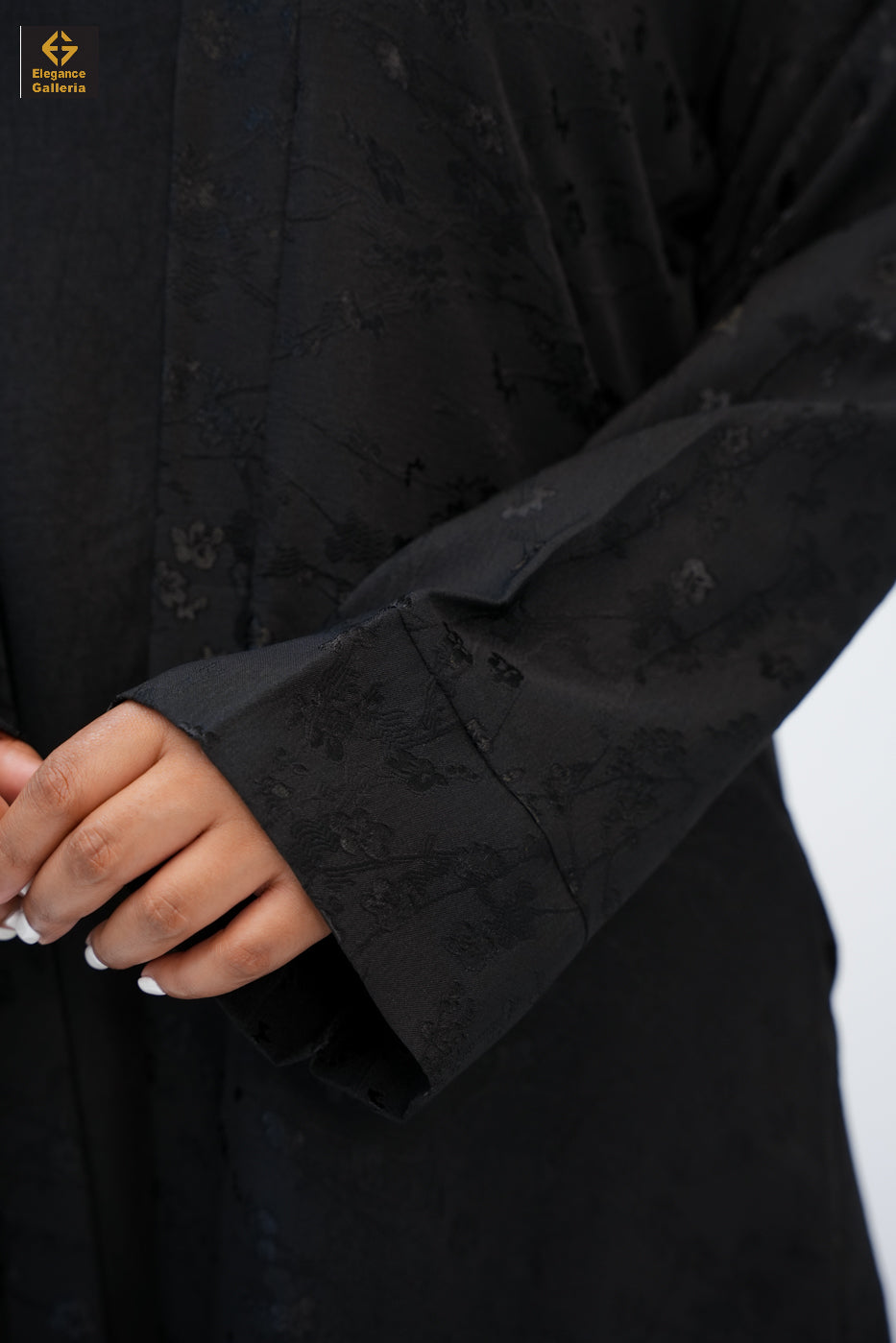 Textured Open Abaya(COAT ONLY)