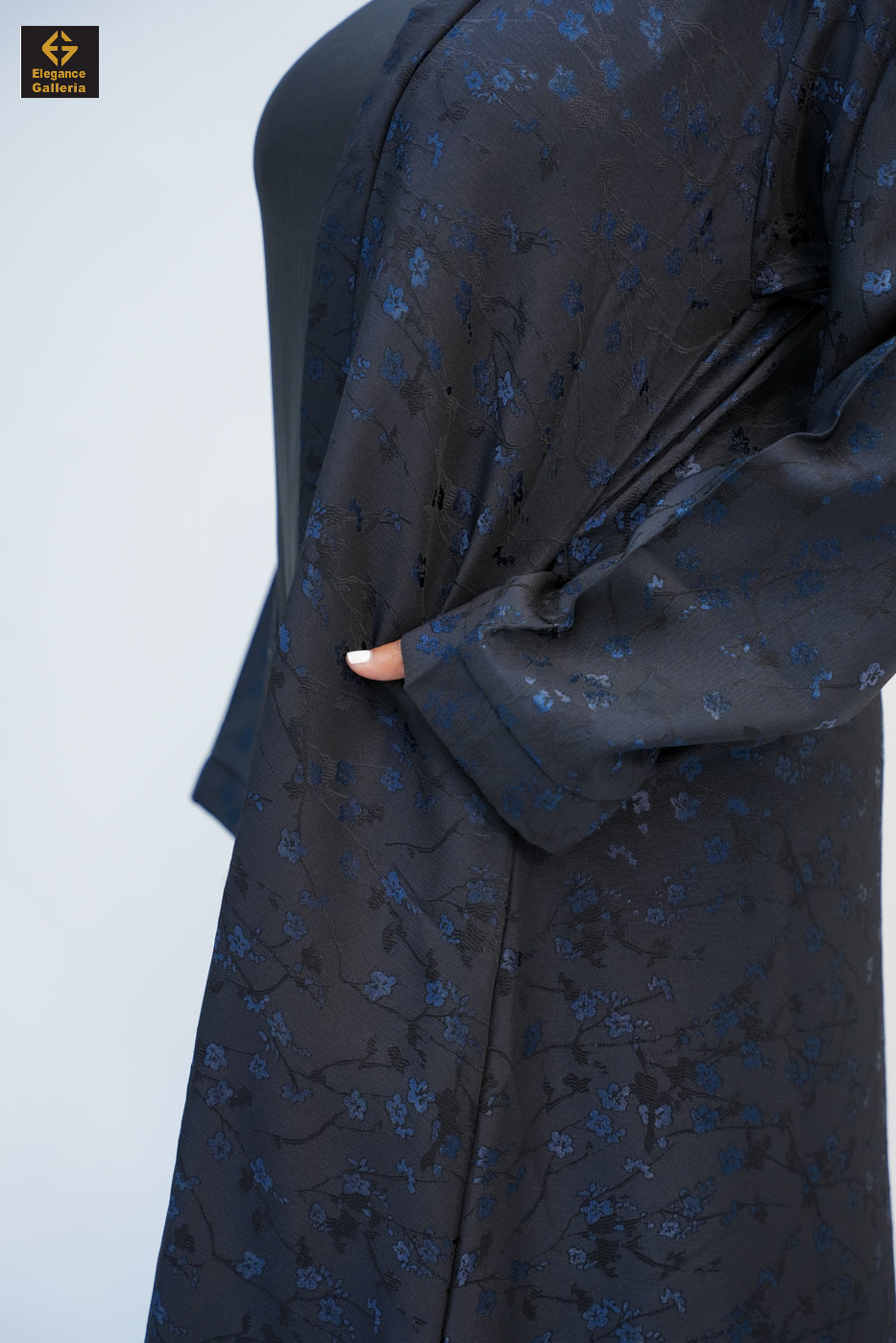 Textured Open Abaya(COAT ONLY)