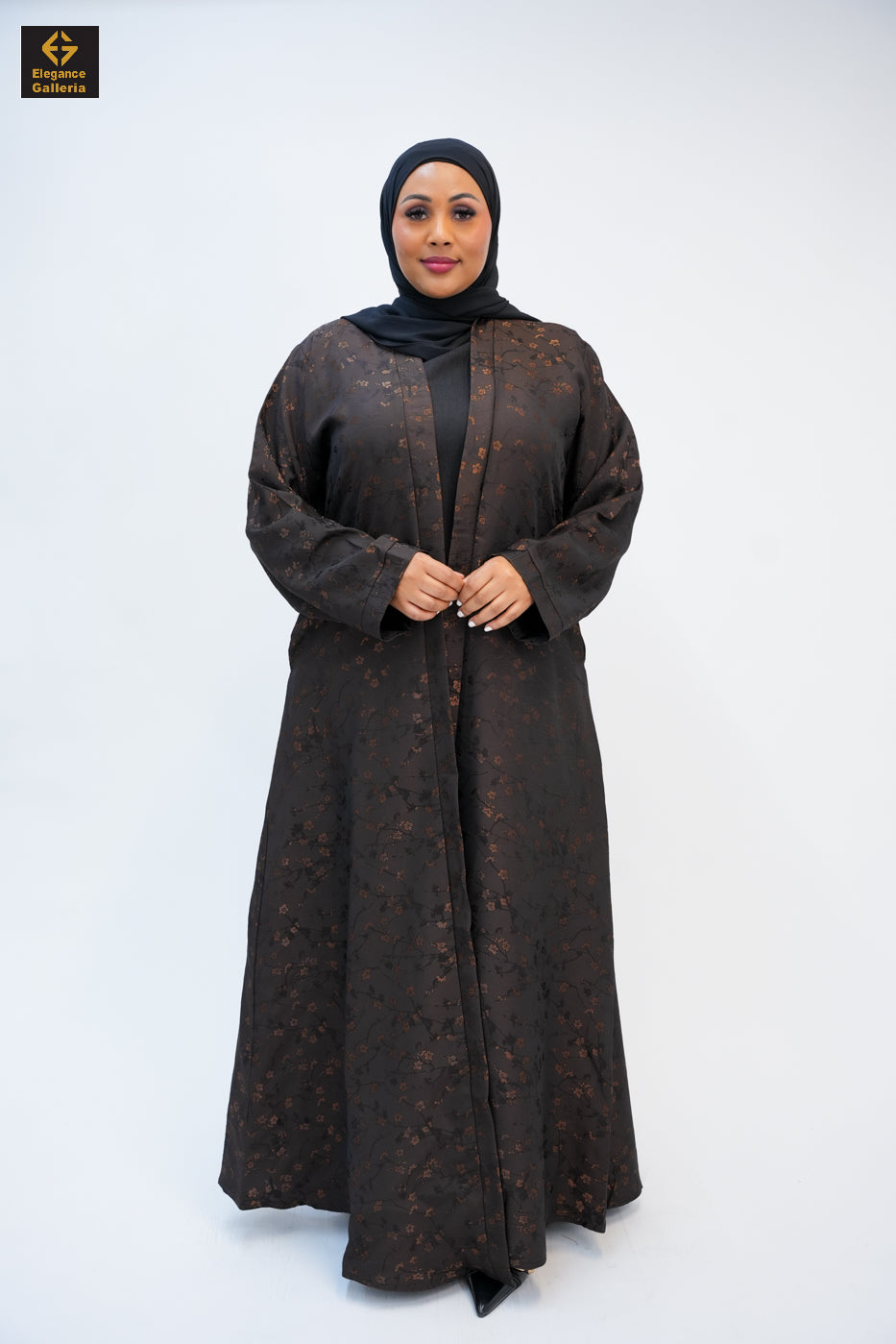 Textured Open Abaya(COAT ONLY)