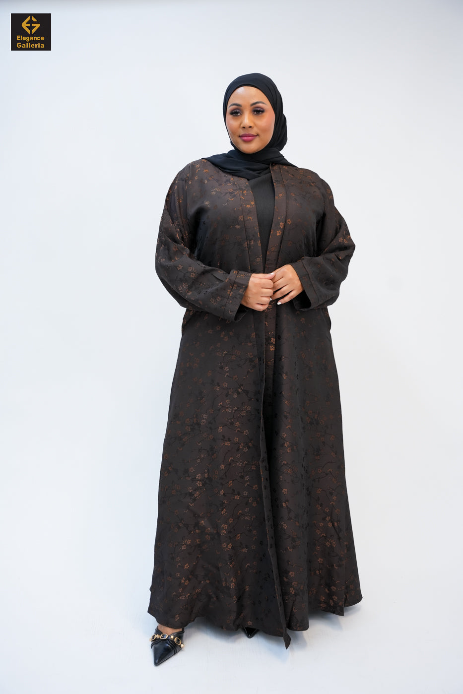 Textured Open Abaya(COAT ONLY)