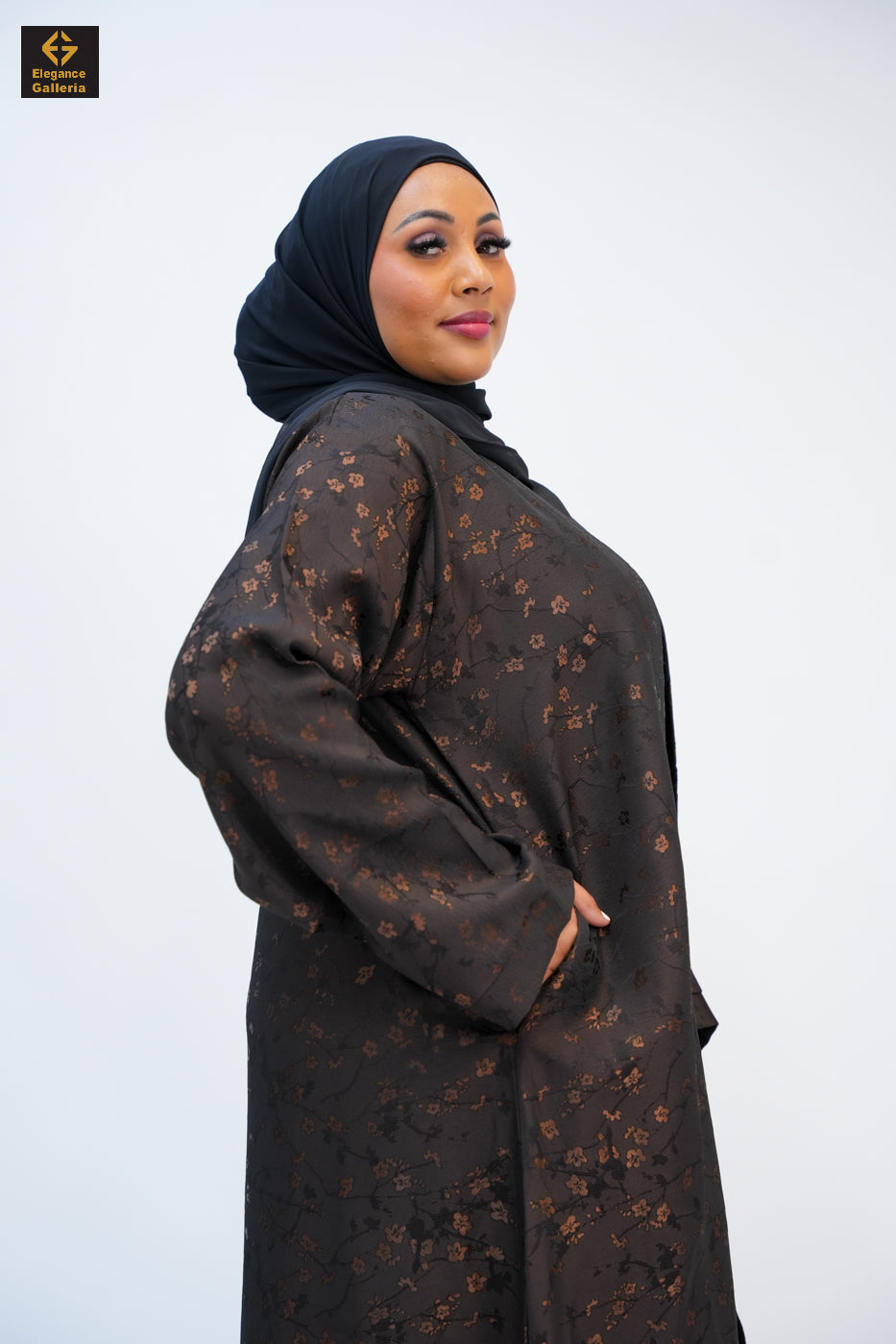 Textured Open Abaya(COAT ONLY)