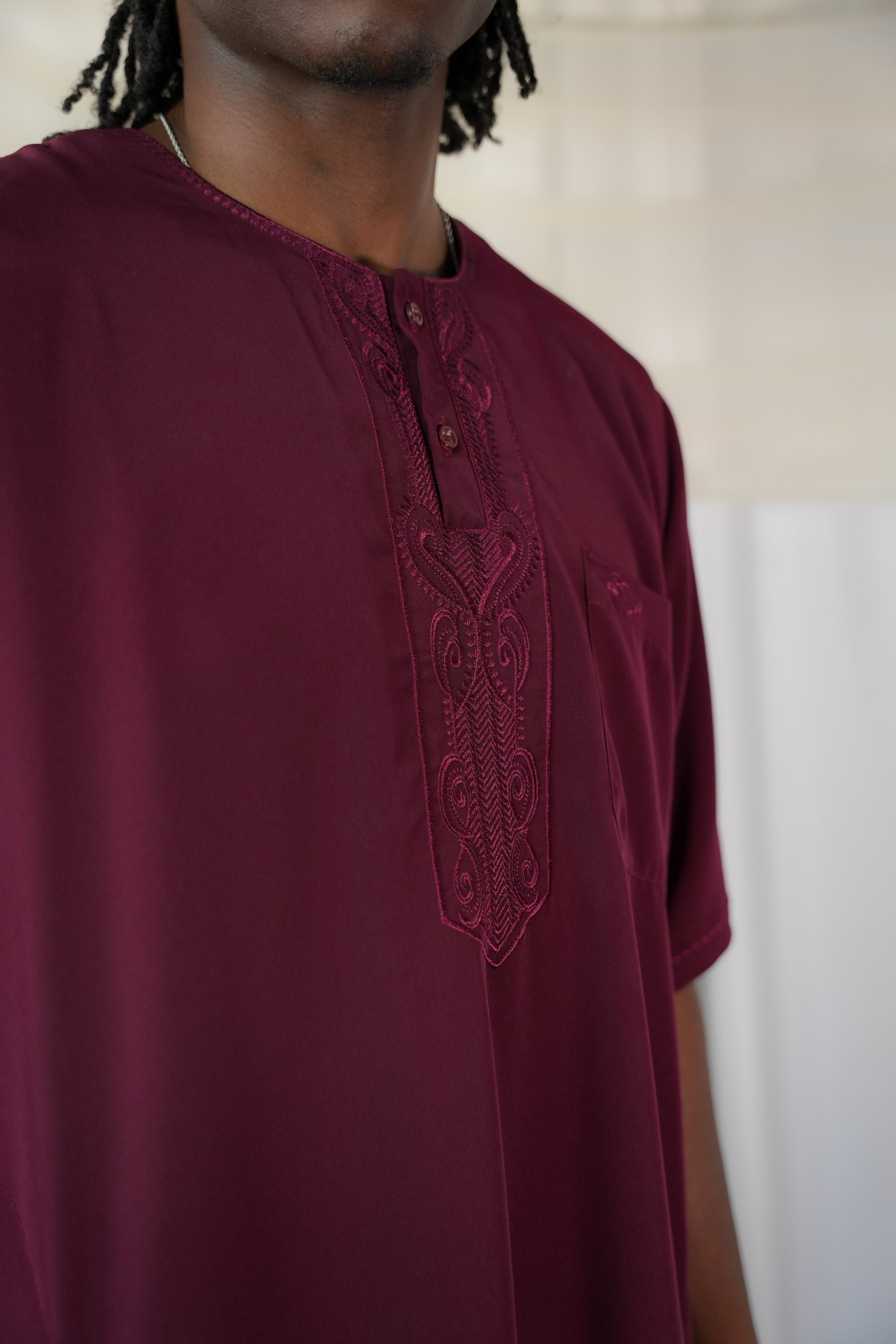 Moroccan Style Short Sleeve Thobe