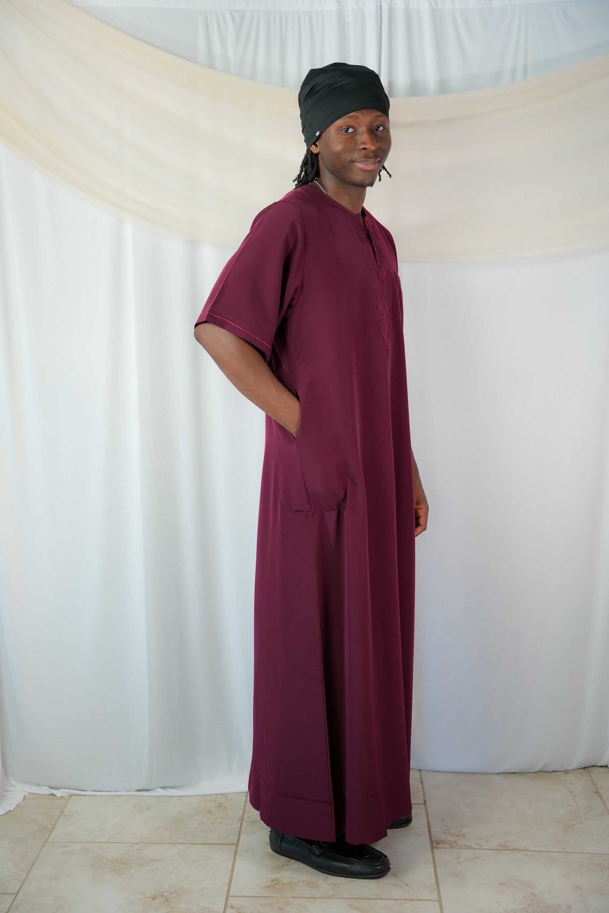 Moroccan Style Short Sleeve Thobe