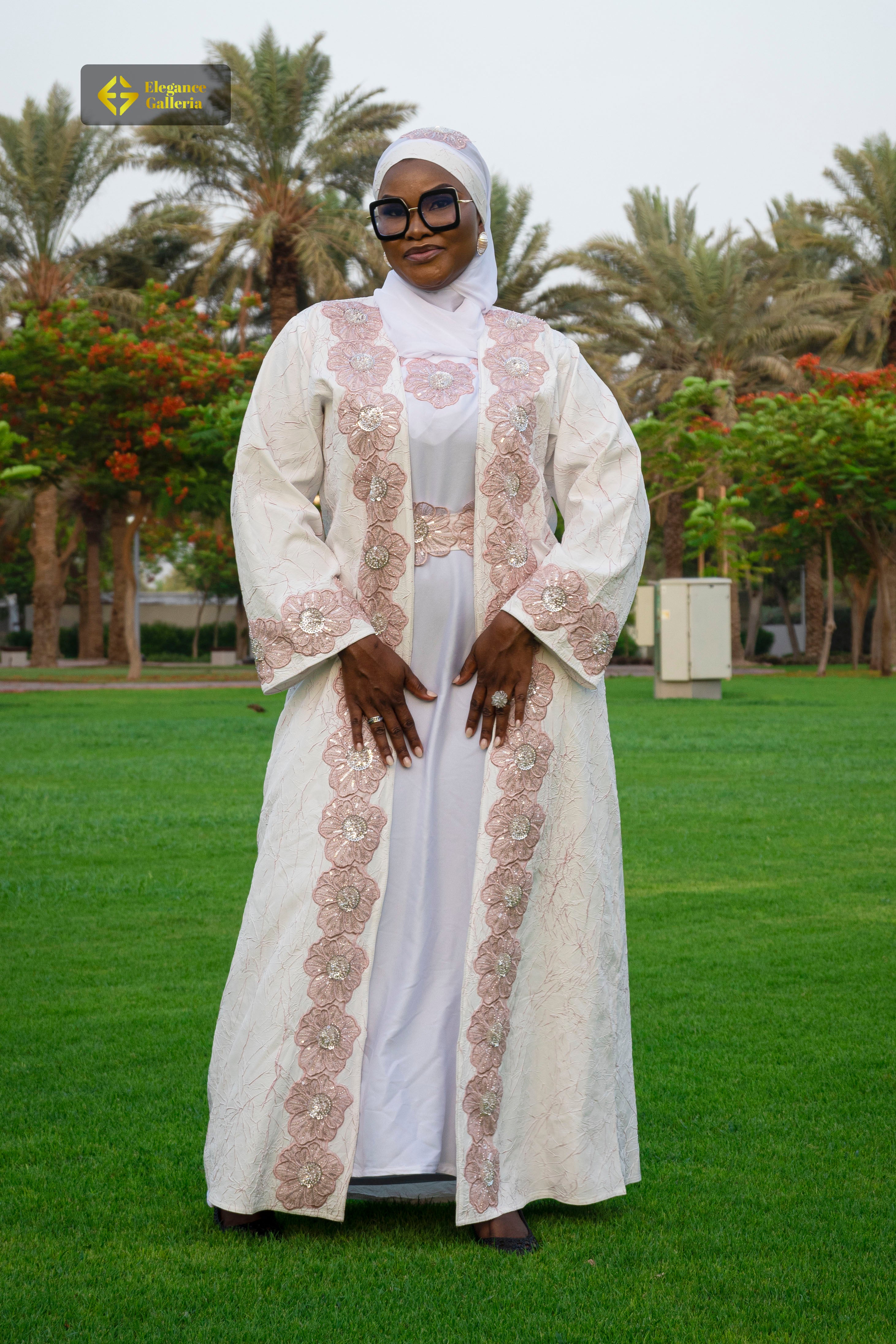 Rosa 2 Piece Luxury Abaya