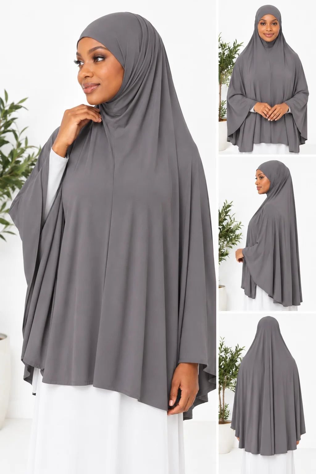 Sleeveless Prayer Hijab – Lightweight Full Coverage Khimar for Salah & Everyday Wear