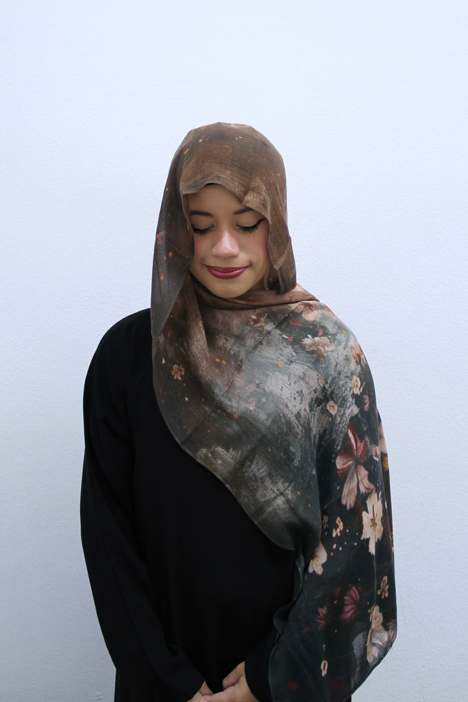 Printed Modal Bamboo Cotton Hijab
