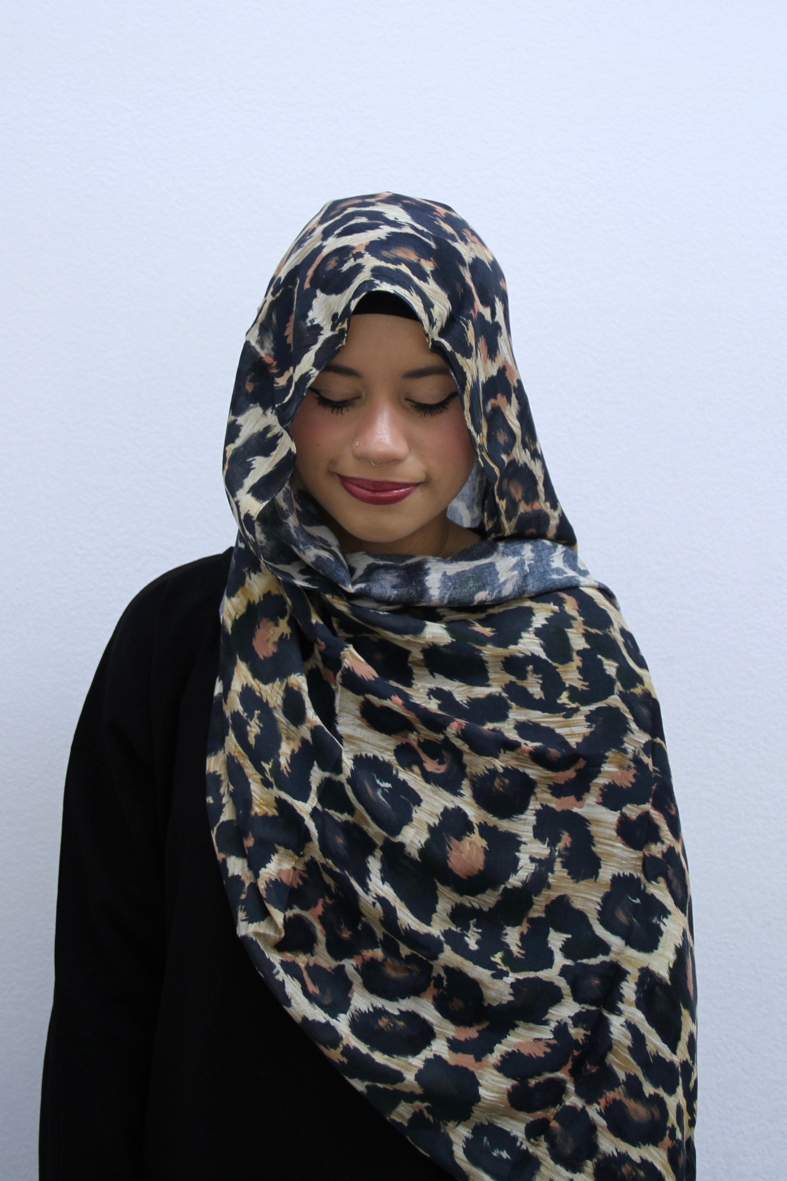 Golden Sand Marble Modal Hijab