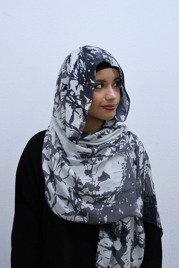 Printed Modal Bamboo Cotton Hijab