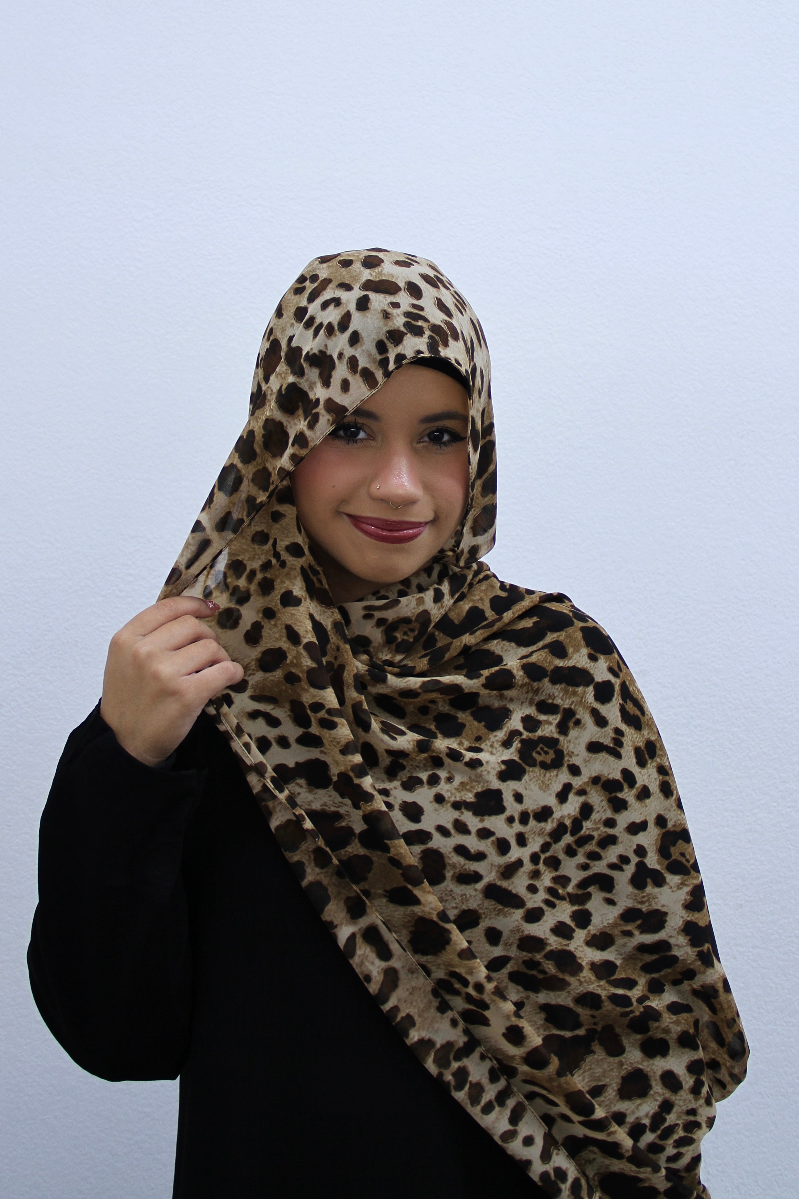Leopard Print Hijab