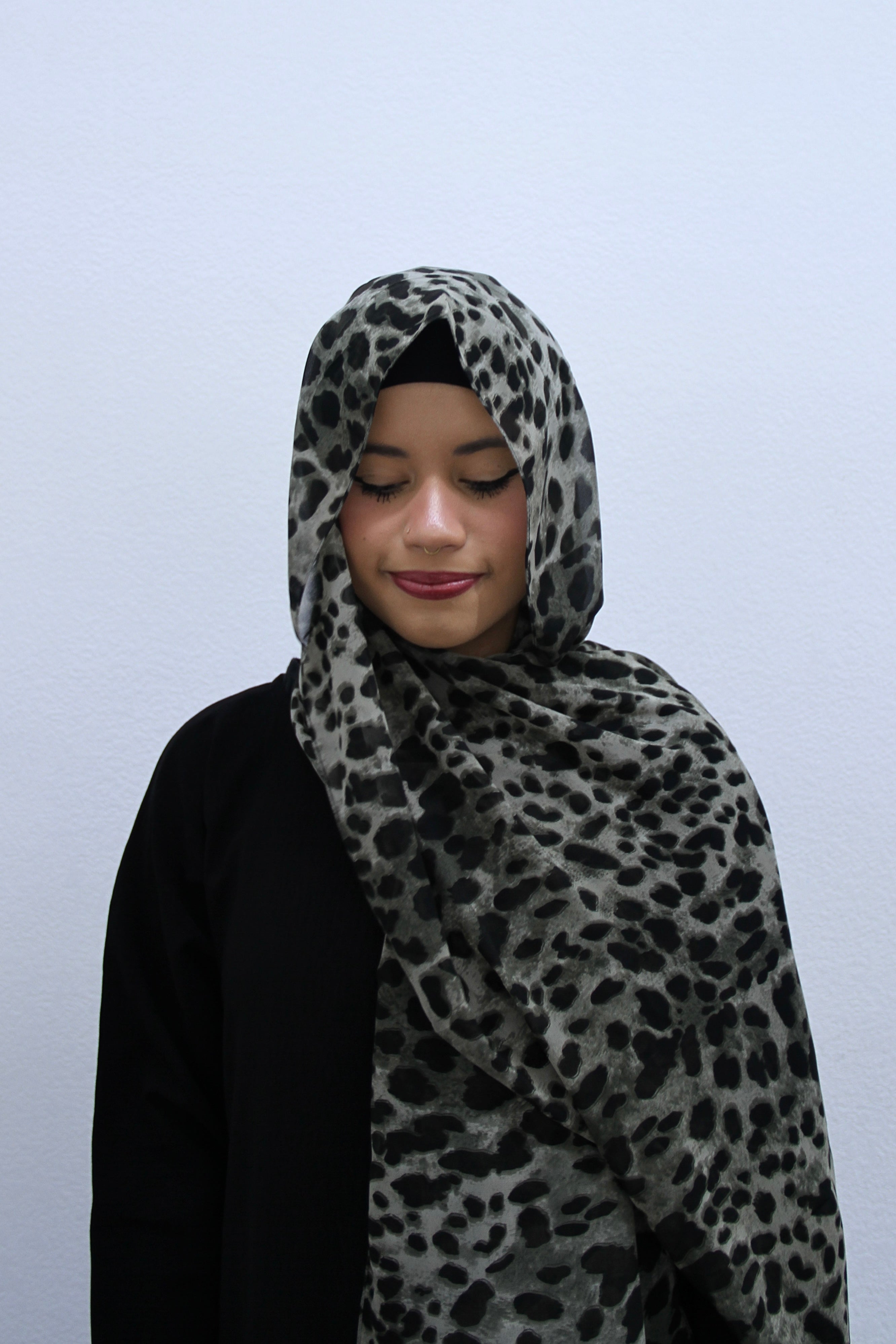 Leopard Print Hijab