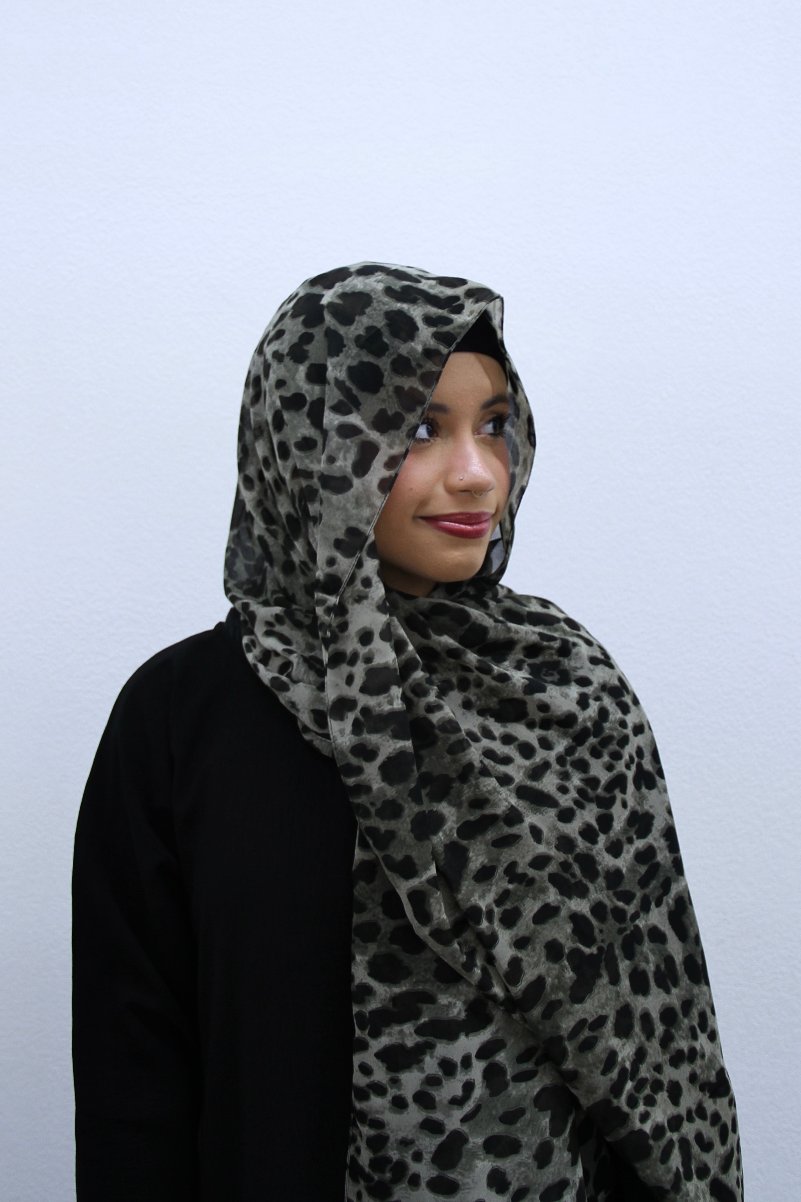 Leopard Print Hijab