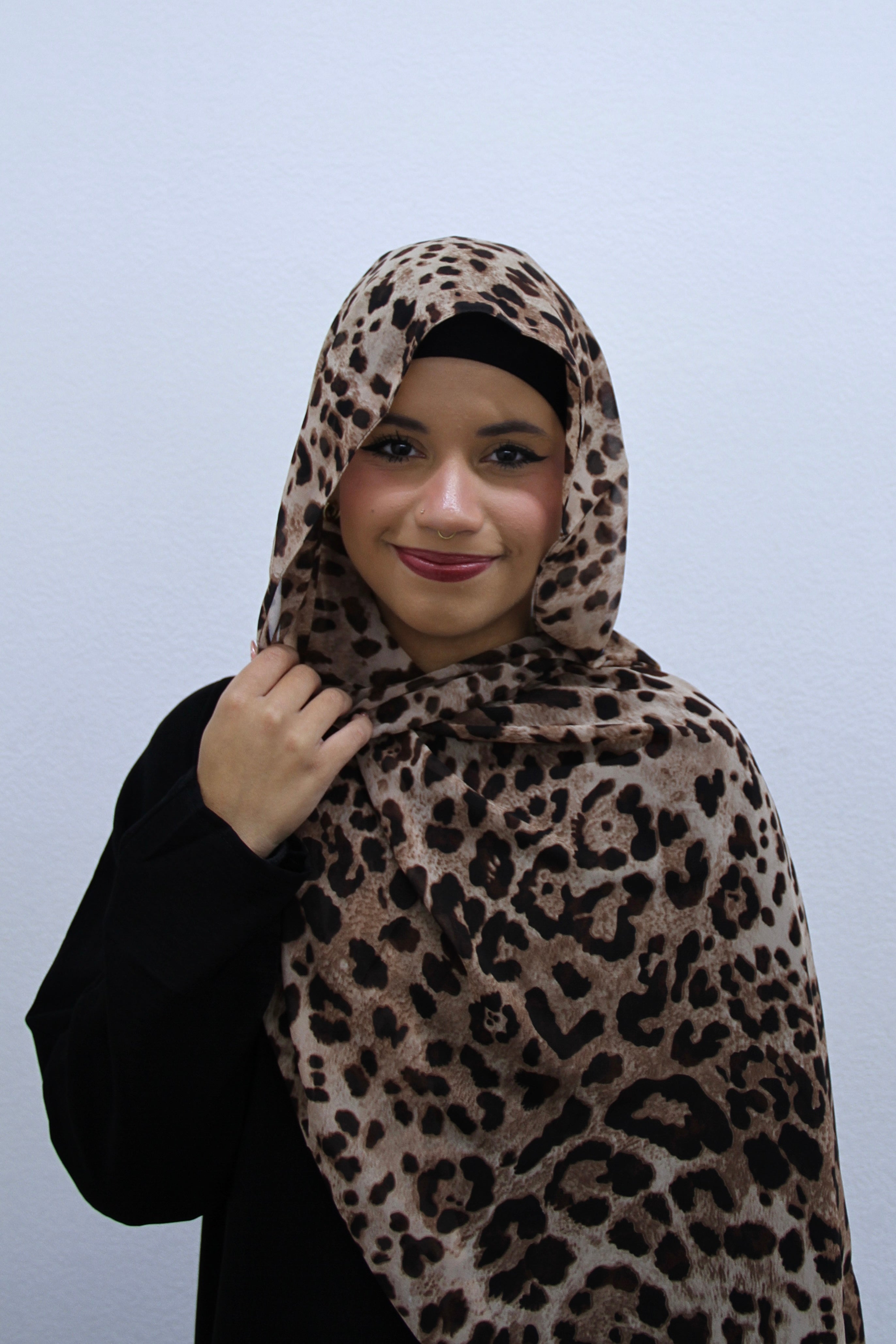 Leopard Print Hijab