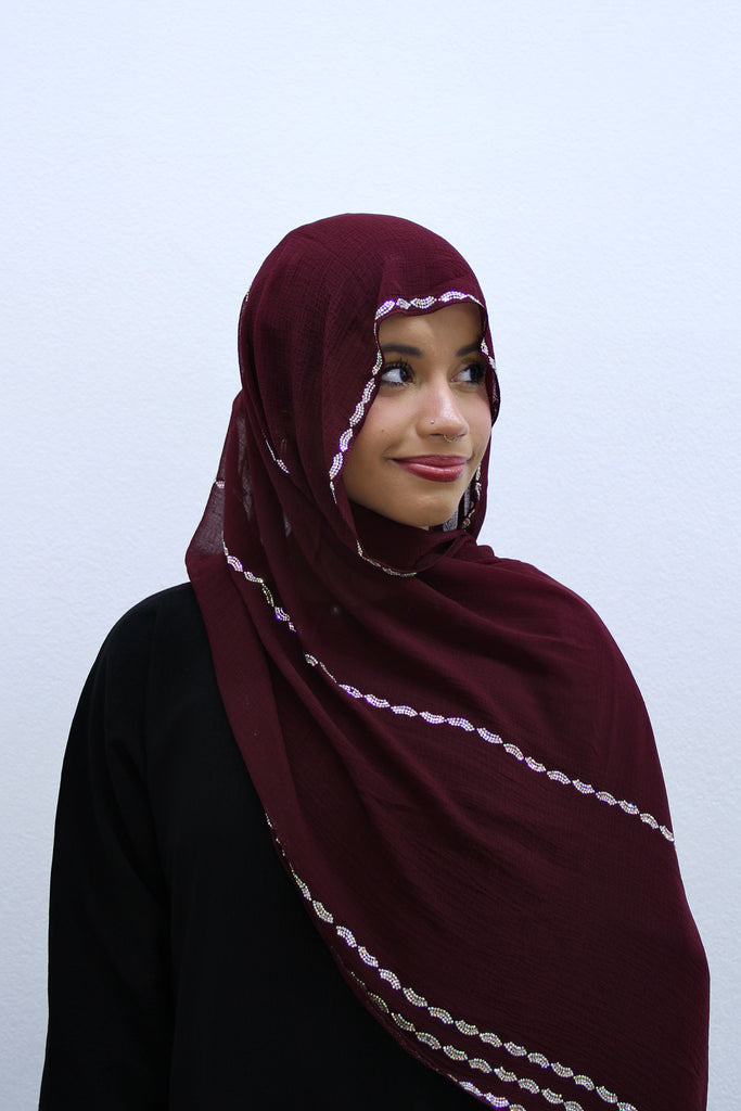 Rhinestone Hijab