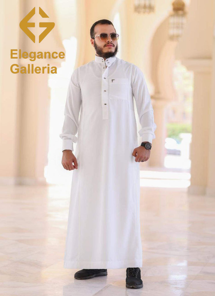 Egyptian – Premium Men's Thobe | Elegant Cotton Blend Islamic Wear