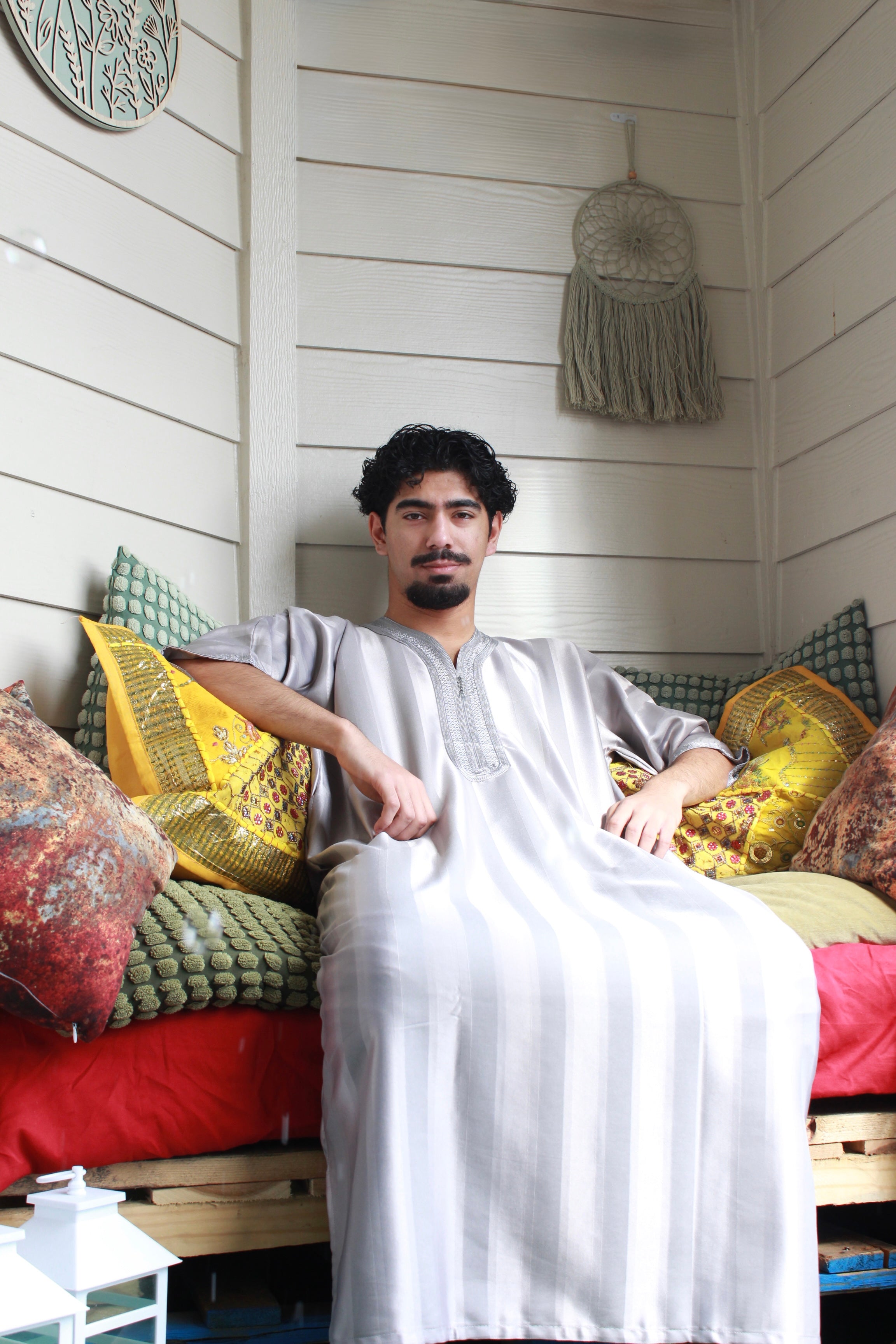 Moroccan Short Sleeve Men's Thobe