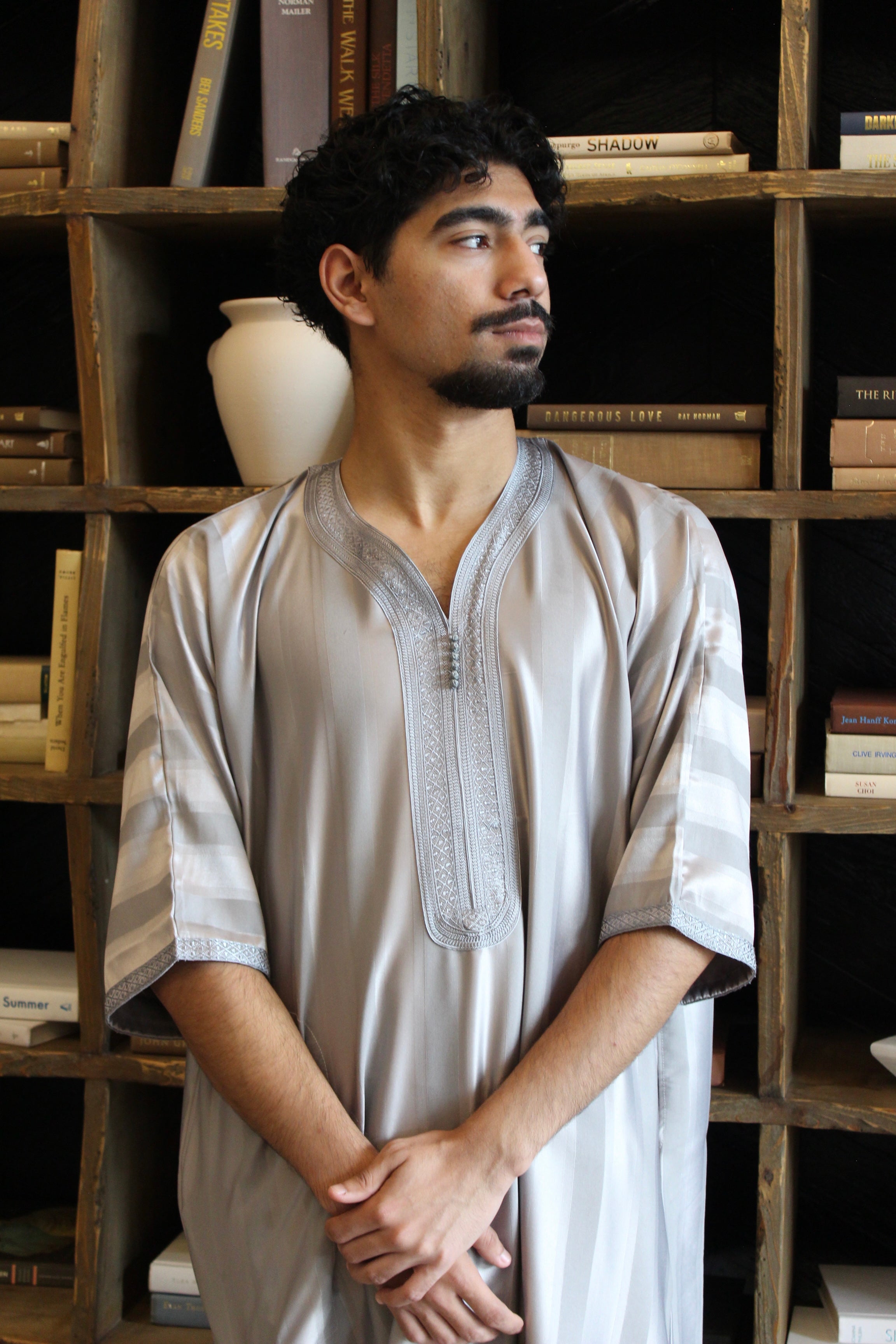 Moroccan Short Sleeve Men's Thobe