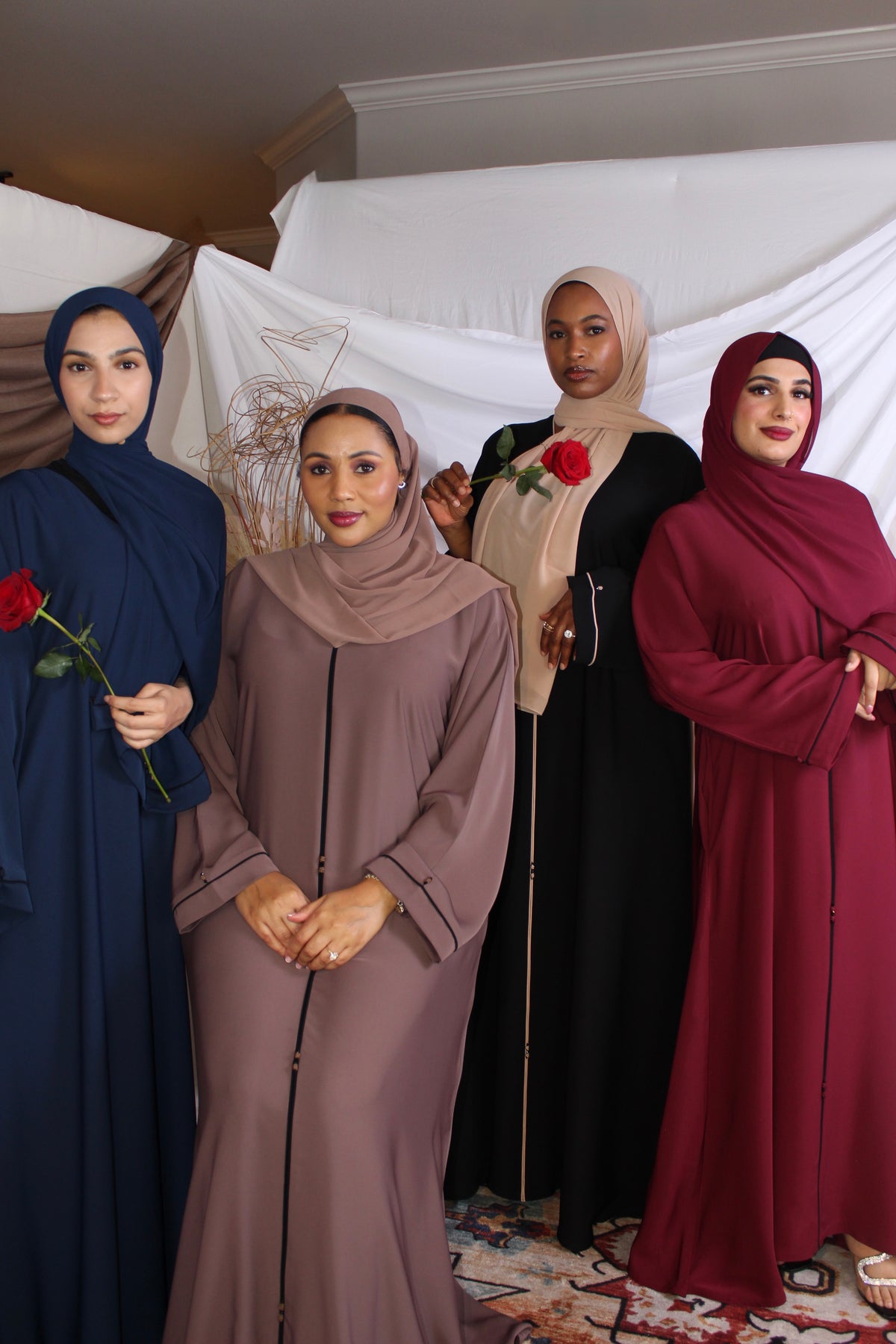 Isha Korean Nida abaya with a simple elegant design