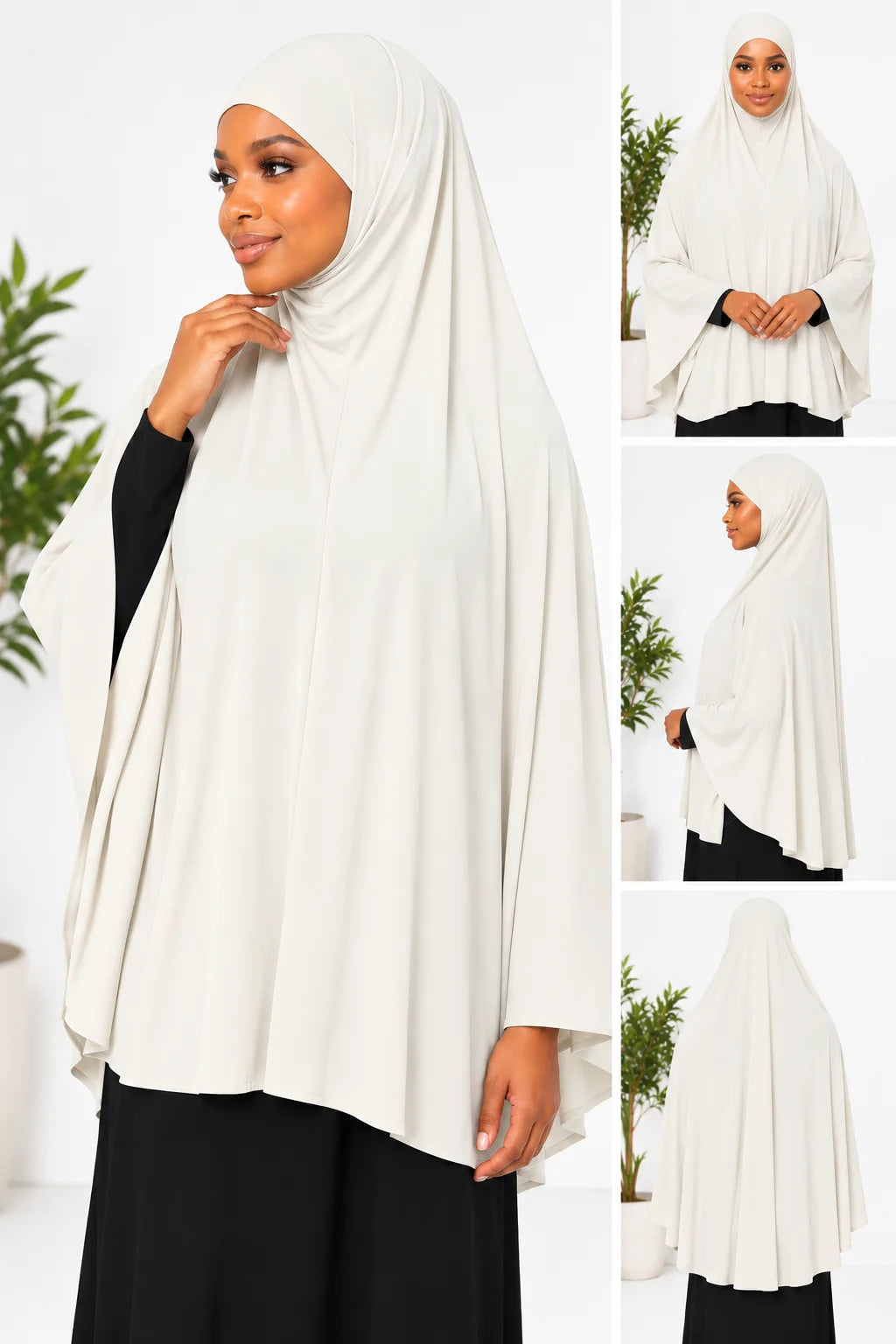 Sleeveless Prayer Hijab – Lightweight Full Coverage Khimar for Salah & Everyday Wear