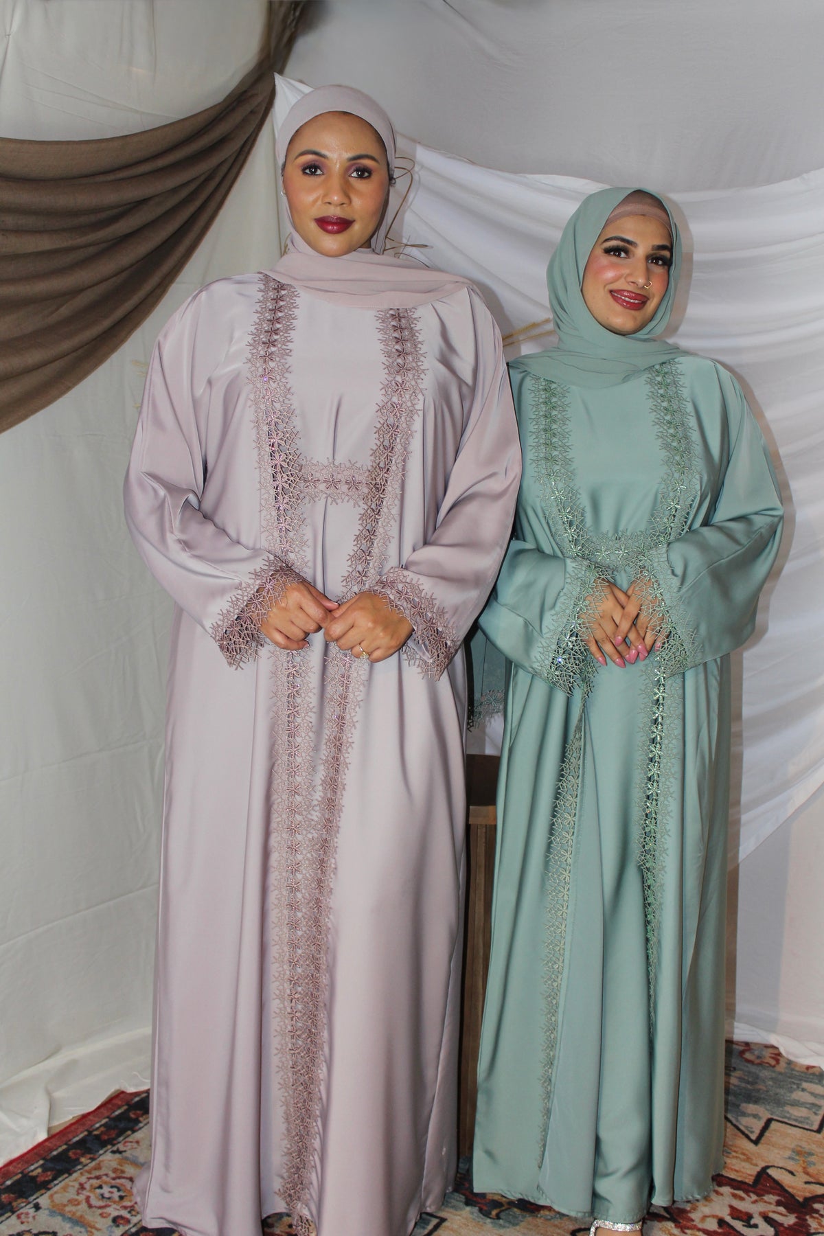 Latifah elegant modest abaya for special occasions