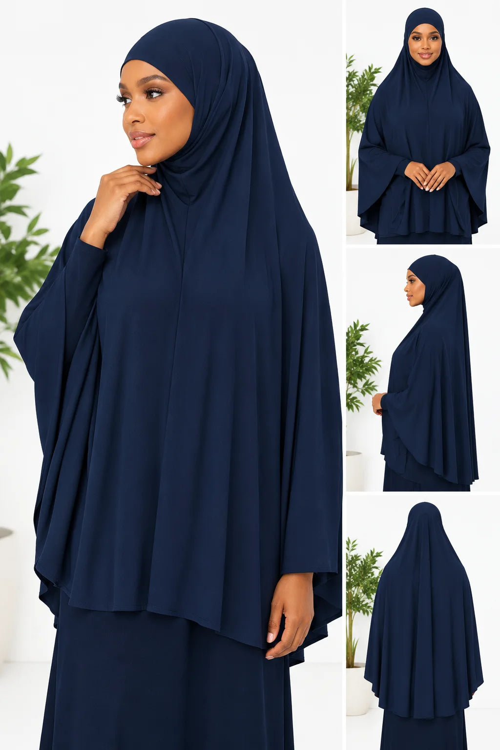 Sleeveless Prayer Hijab – Lightweight Full Coverage Khimar for Salah & Everyday Wear