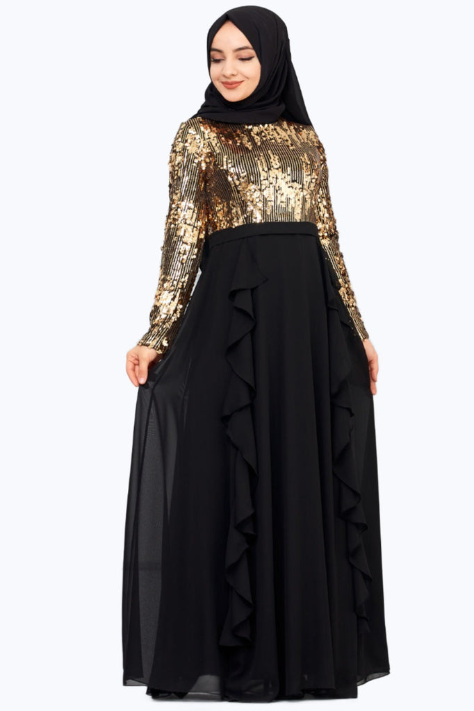 evening dress, chiffon skirt, black chiffon skirt,  rafia dress, rafia, rafia materia, sequin bodice, sequins, sequin fabric, chiffon, chiffon fabric, chiffon cloth material, chiffon clothing material, chiffon fabric material, chiffon material, black chiffon, chiffon fabric dress, chiffon dress fabric