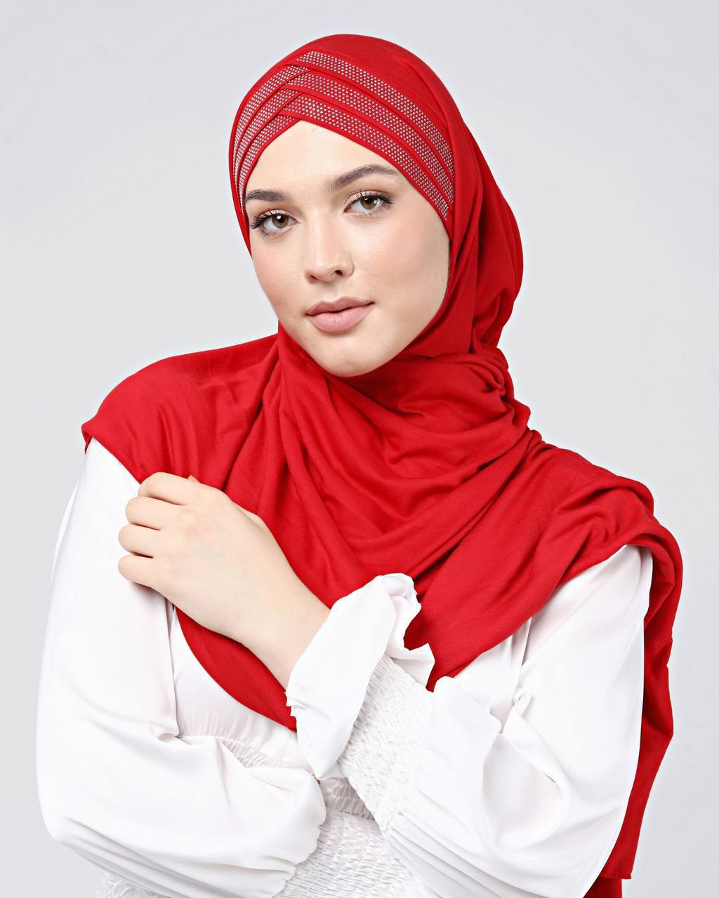 Embellished Stone Layer Hijab