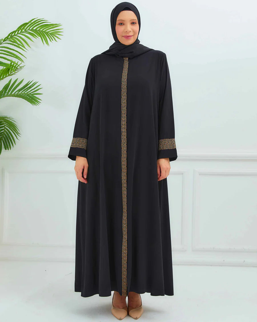 Zeenat Medina Silk Abaya for Women | Elegance Galleria