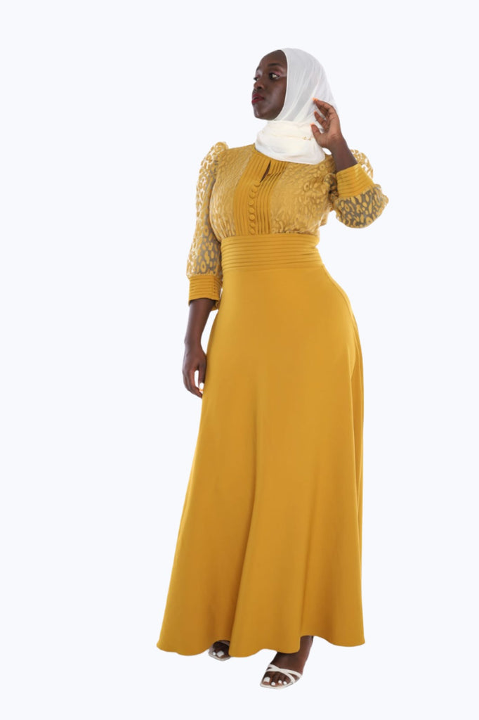 EG Flare-Pleated layer dress