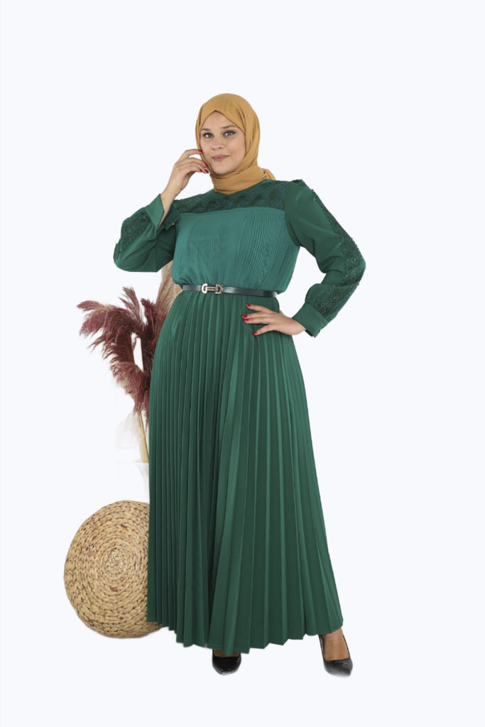 EG Majestic Pleated Dress