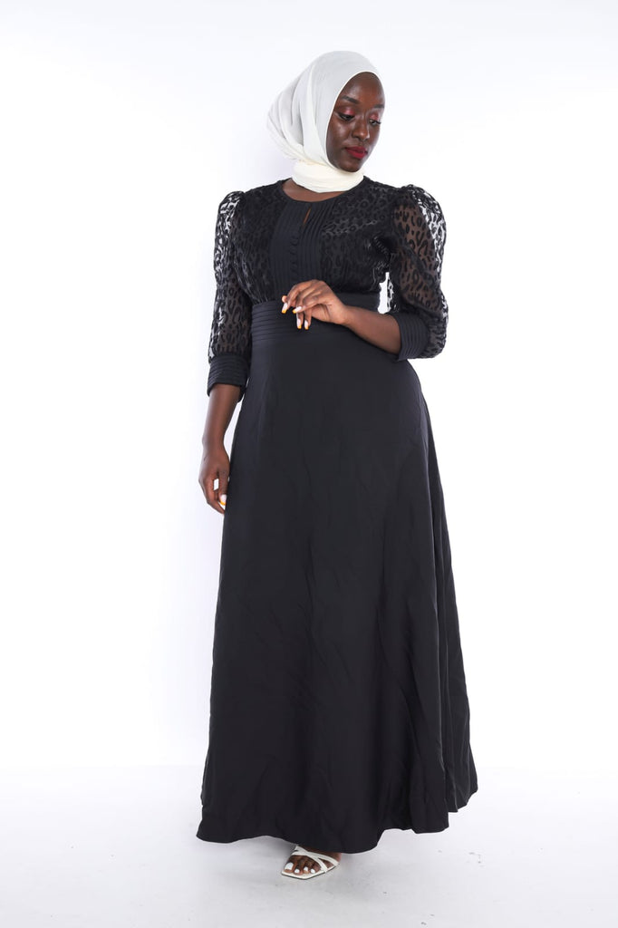 EG Flare-Pleated layer Dress