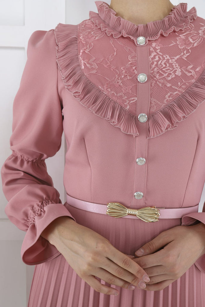 ワンピース Formentera Pleated Bicolor Dress M Formentera Pleated Bicolor Dress